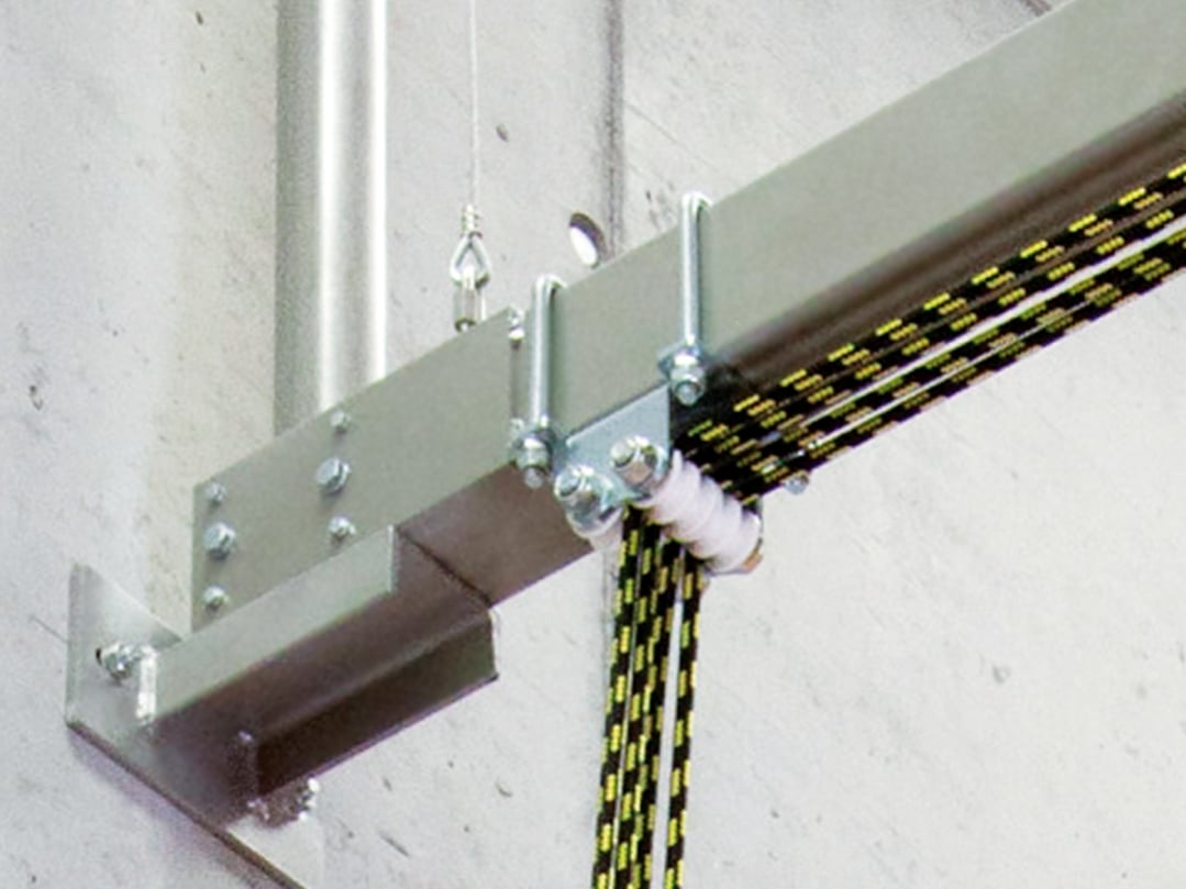 Bracket screw for carrier tube 100 x 80 mm