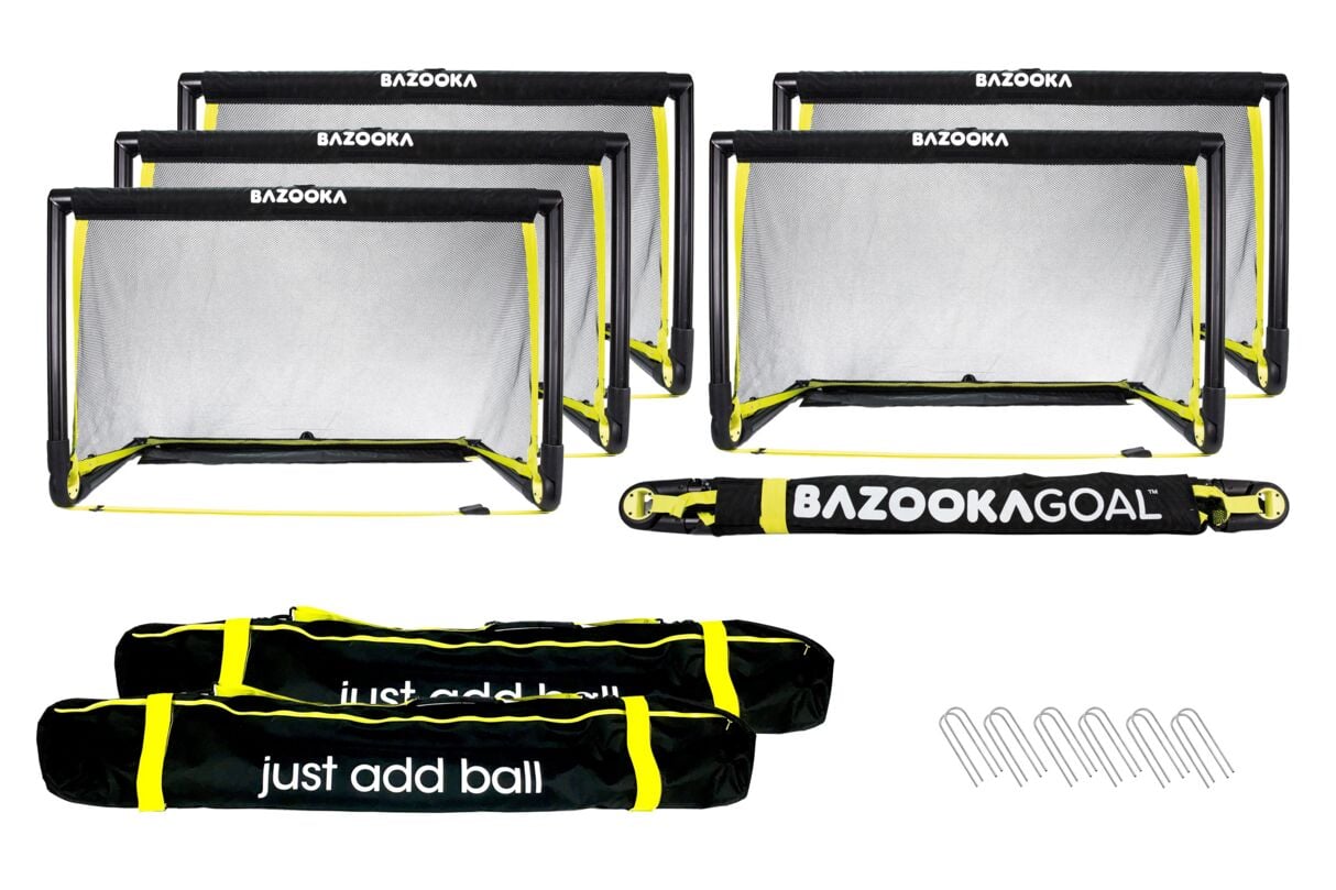 BazookaGoal® 6 Match Day Set Grass Field