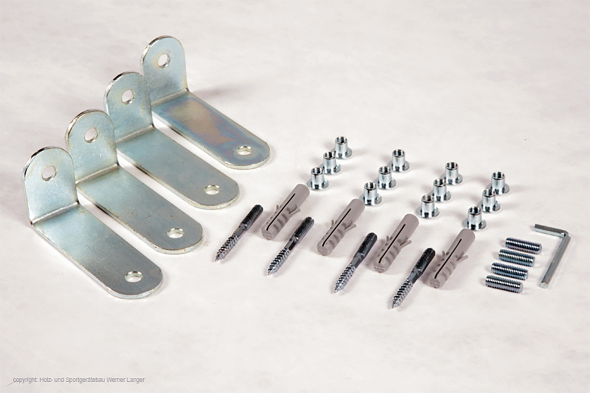 Wall mounting set - short