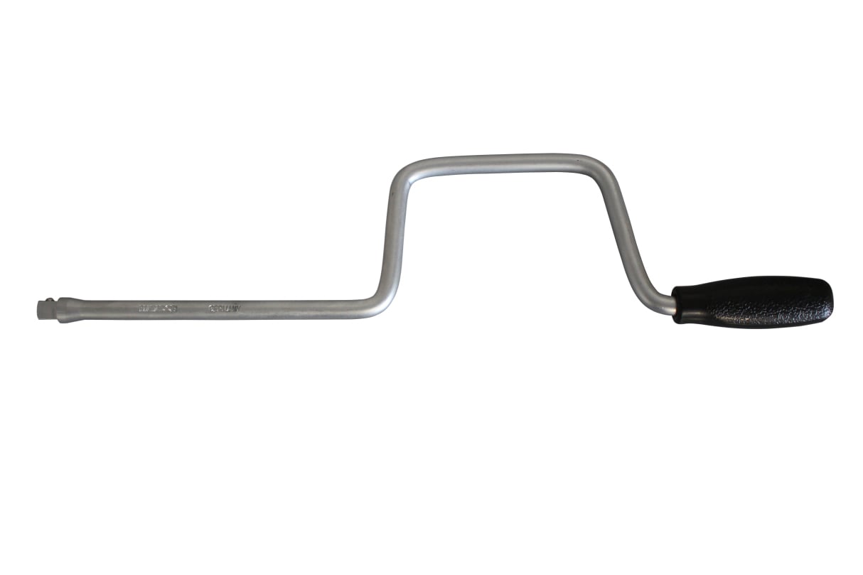 Crank for volleyball post