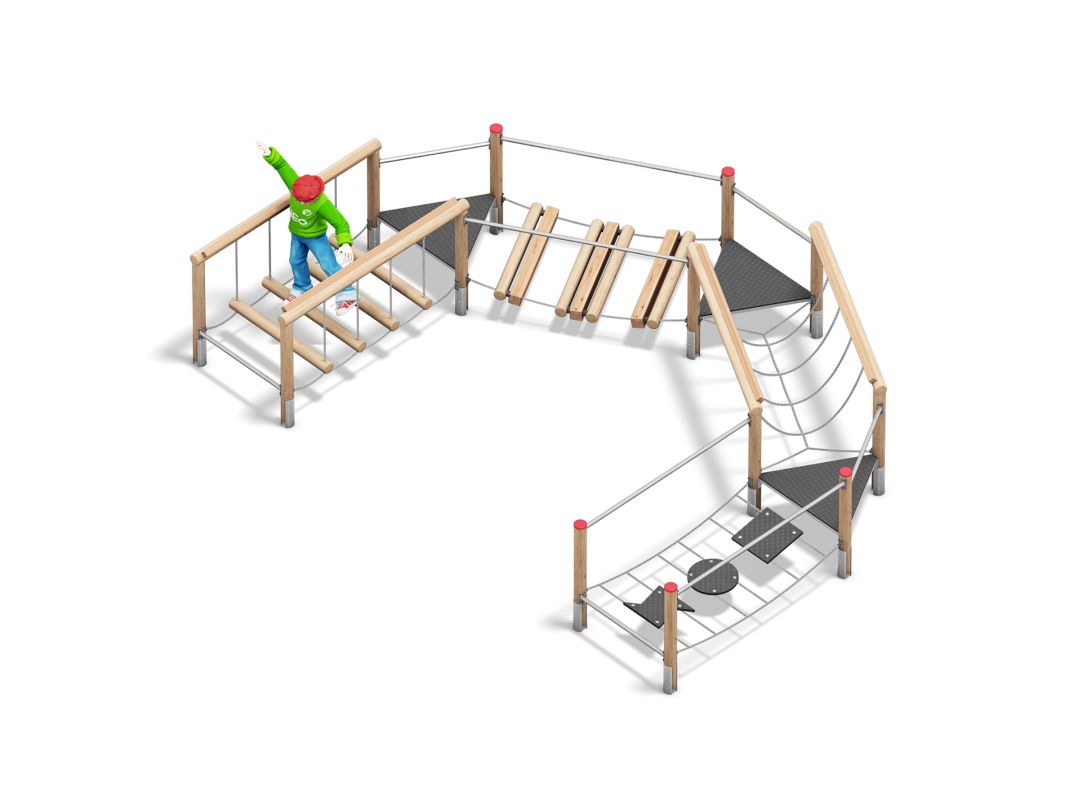 PLAYPARC® Wobble Bridge Combination D
