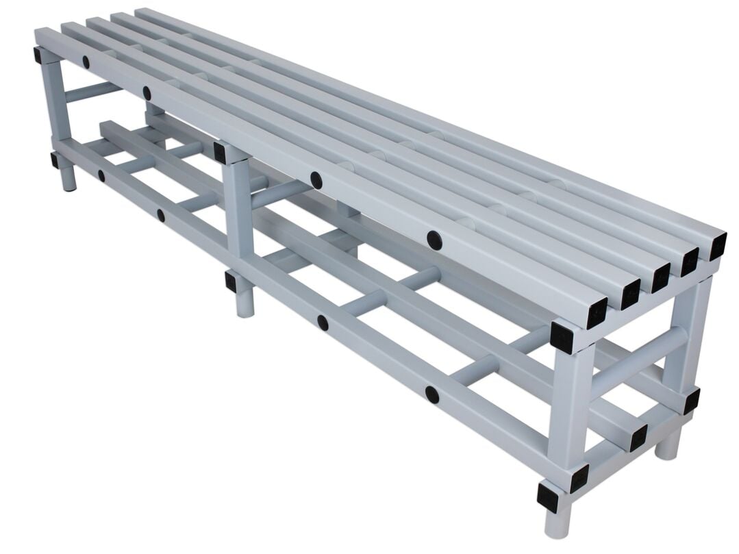 Plastic bench for wet areas