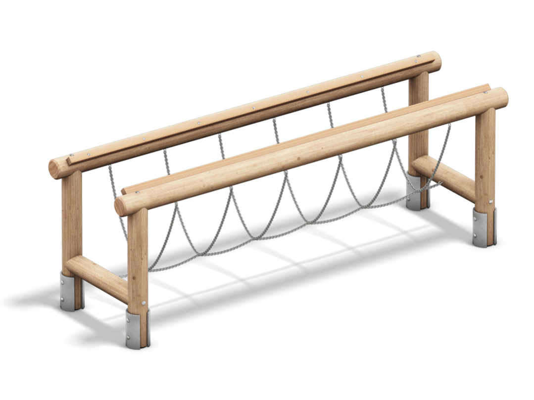 PLAYPARC® Balance & Climbing Park Element Chain Bridge