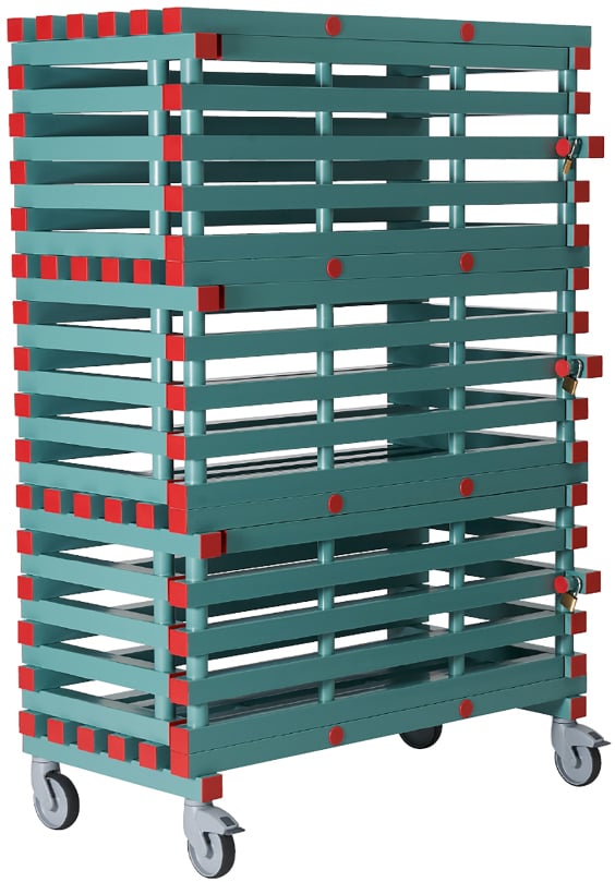 REA® Shelf Cart, lockable