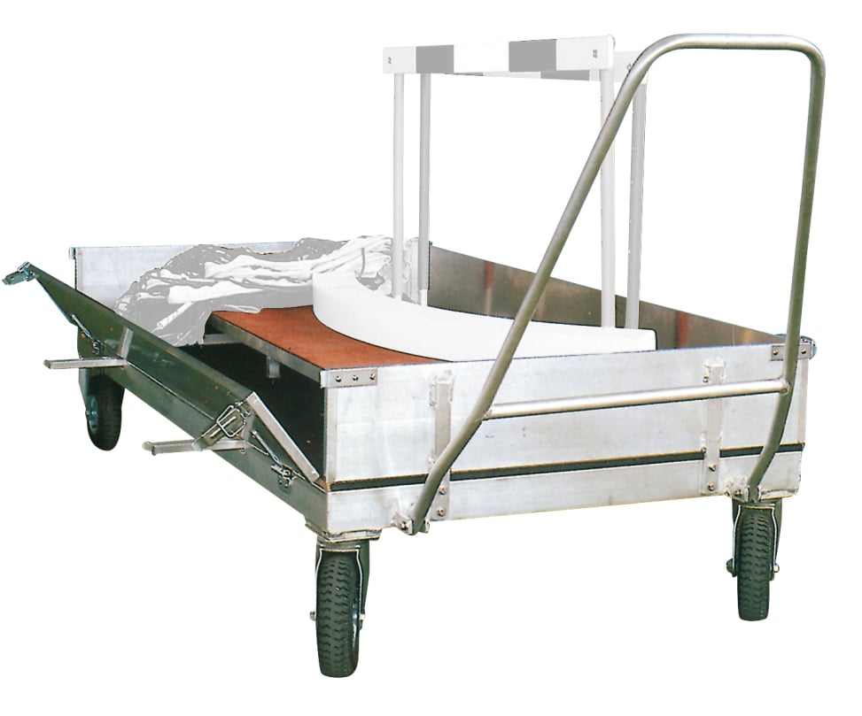 Equipment transport cart 1 x 2 m