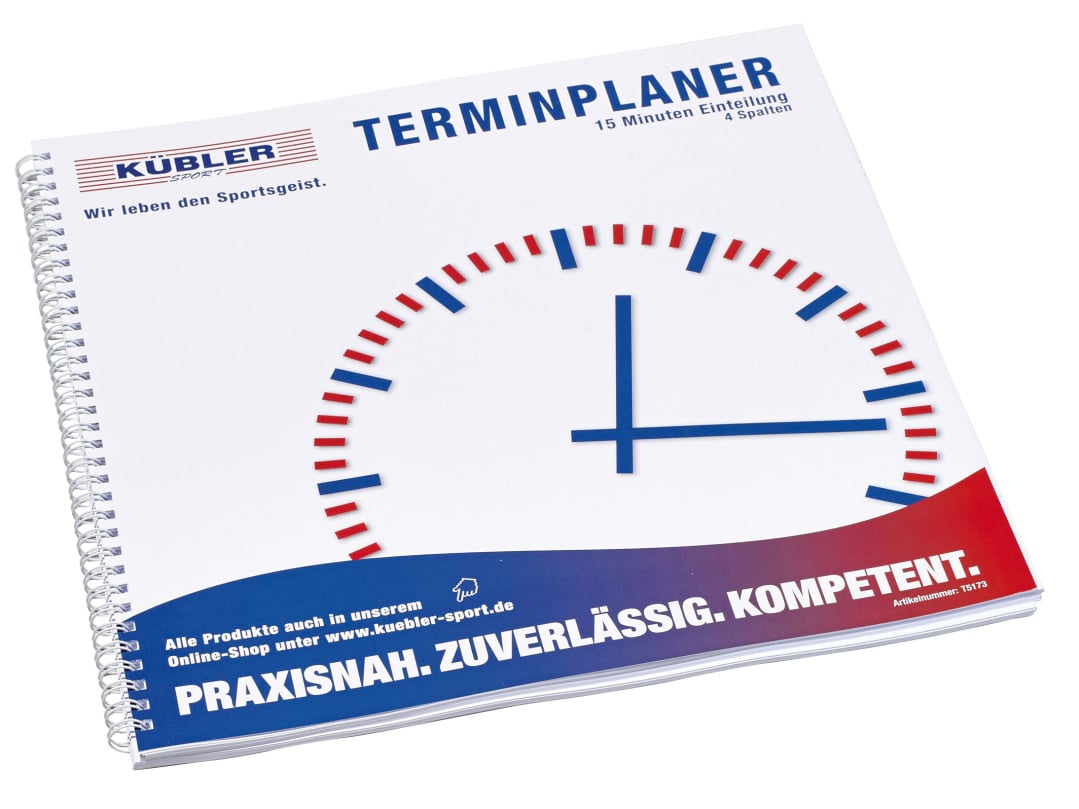 Kübler Sport® Schedule Planner with 4 Columns