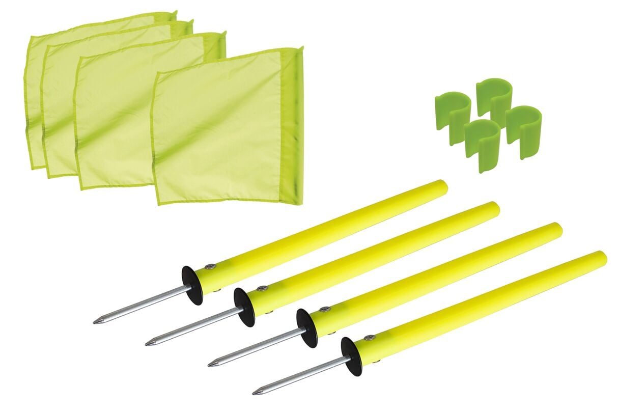 LISKI® Boundary Poles 4-Pack MINI for children's soccer