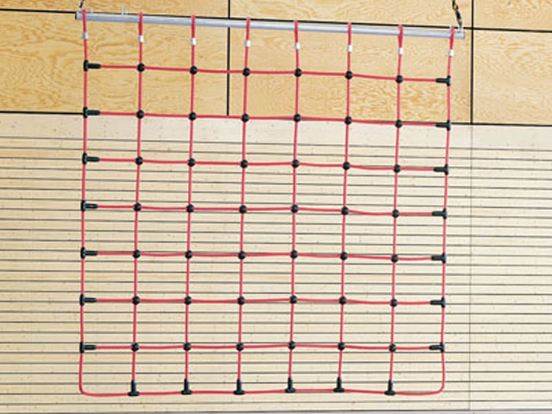 Climbing net with steel reinforcement 2 x 2 m