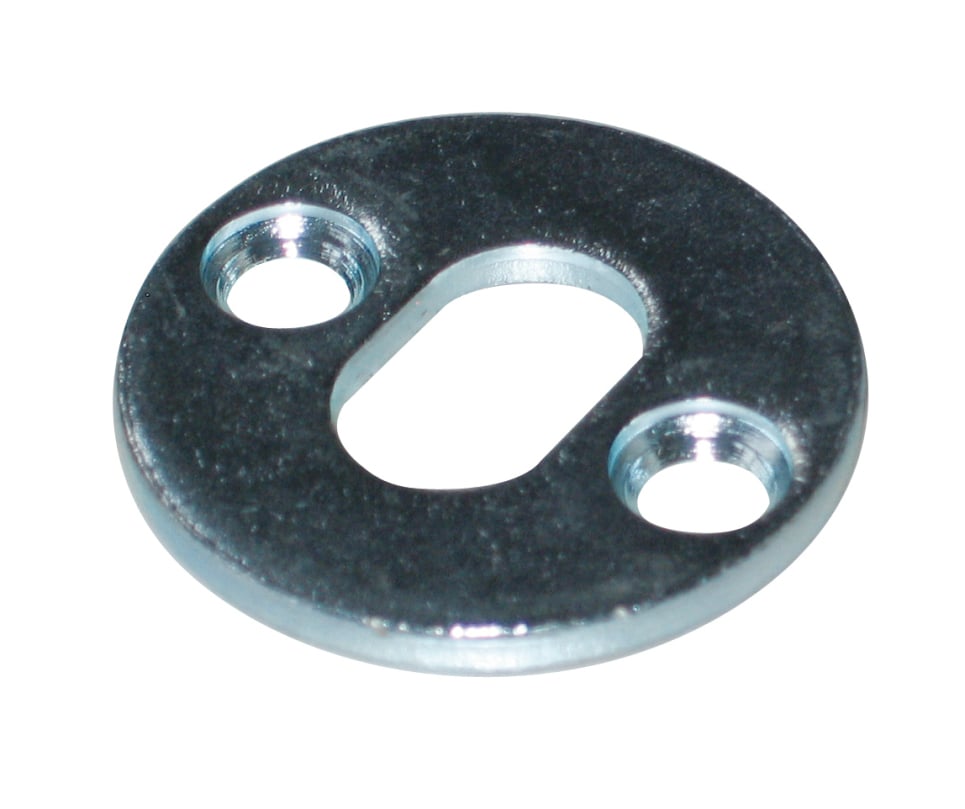 Base plate with elongated hole