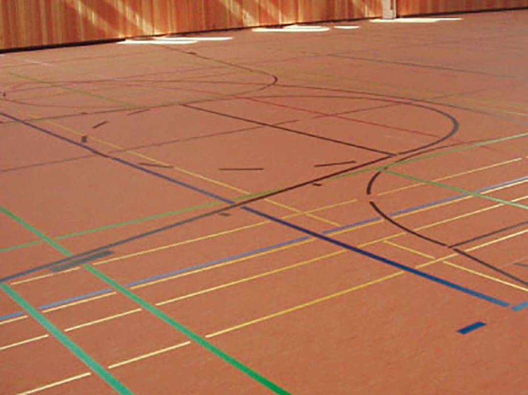 Indoor Field Markings for Marking 251-500 meters