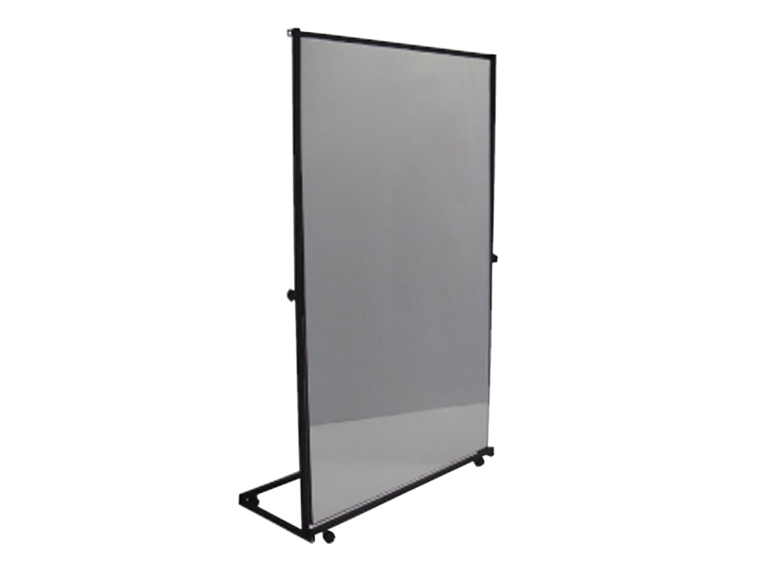 Foil mirror with rolling stand