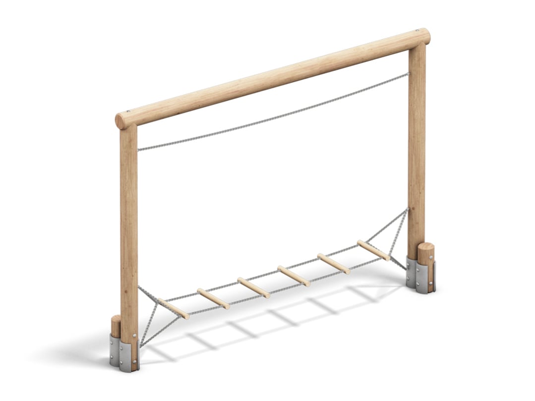 PLAYPARC® Balance & Climbing Park Element Rung Ladder Bridge