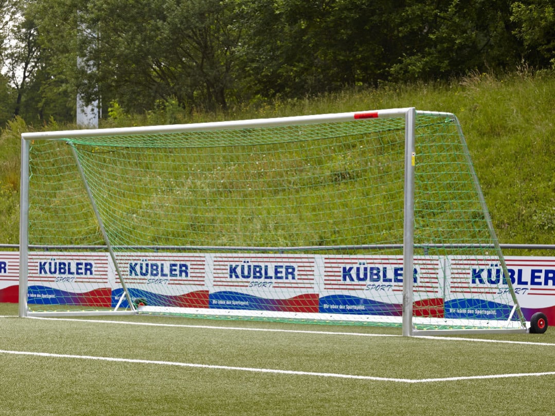Kübler Sport® Youth Soccer Goal SAFETY with transport wheels