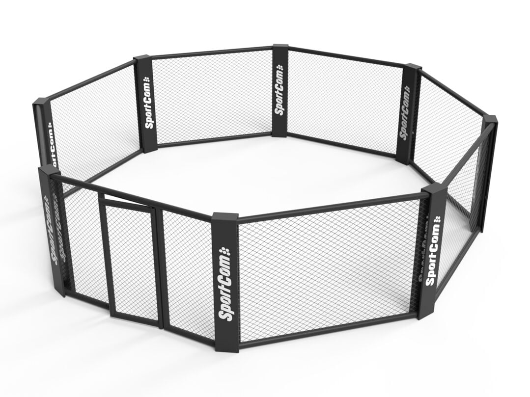 Floor-mounted MMA cage