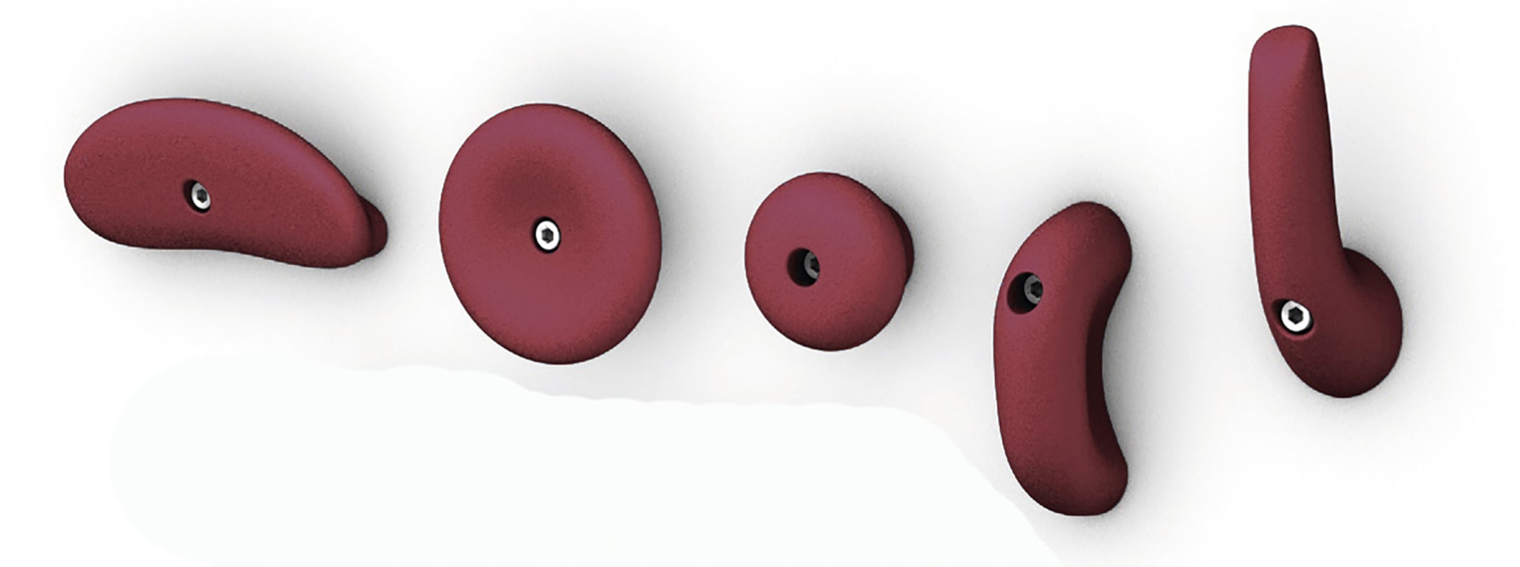 Climbing Holds Set, 10 pieces