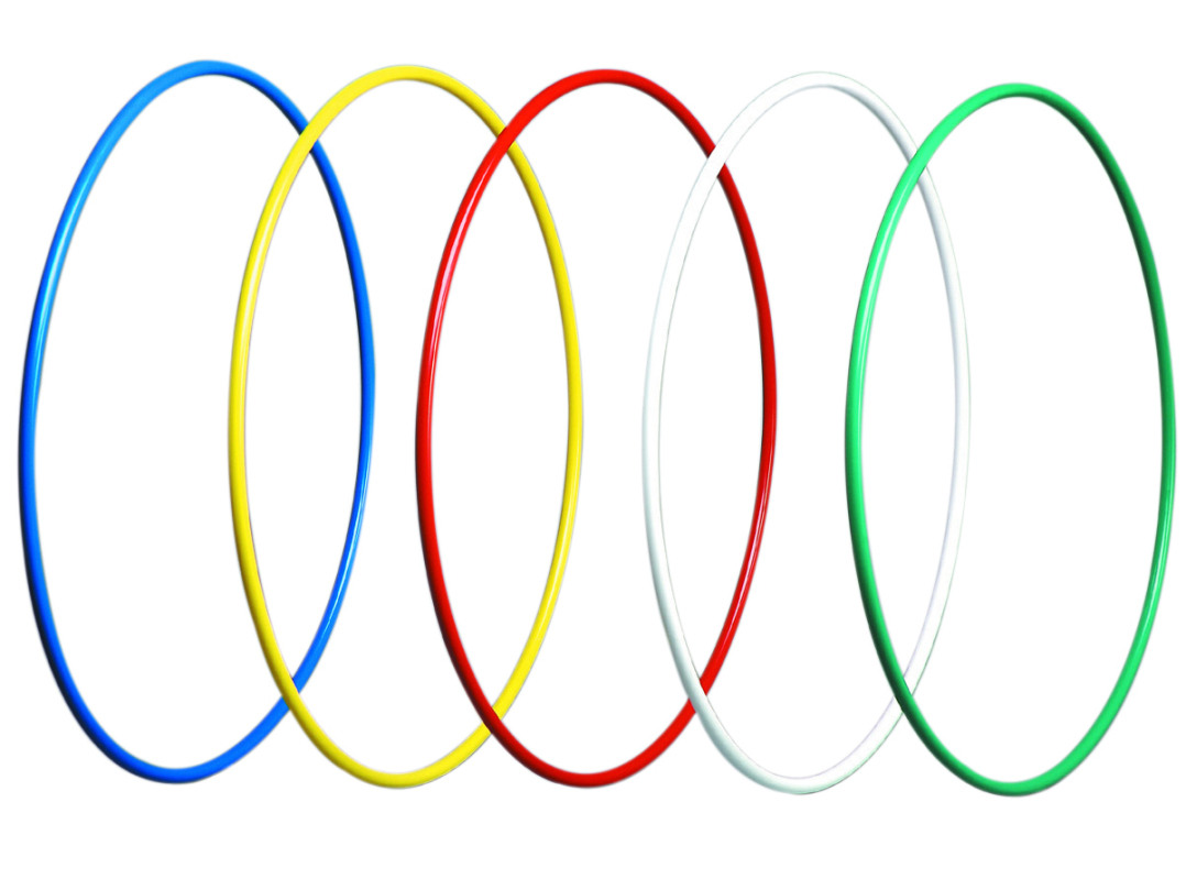 Competition gymnastics hoops