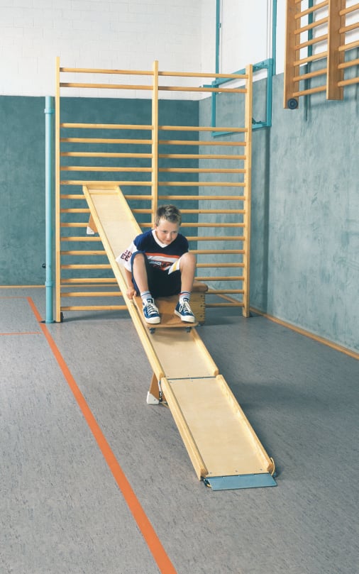 Roller board track Flizzer, for 4 m gymnastics benches