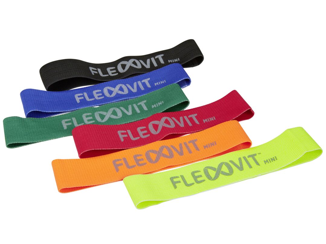 FLEXVIT® Mini Fitnessband, Set of 6