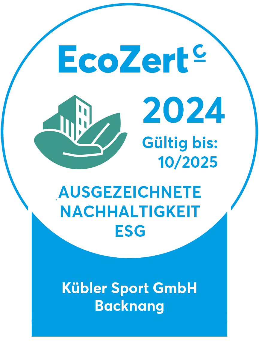 EcoZert Kübler Sport EcoZert Zertifikat