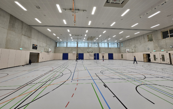 Double Sports Hall – Vocational School for Colour and Design Munich